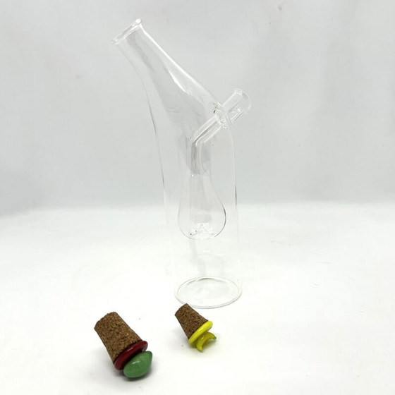 Image 1 of Vintage dubbele dispenser voor olie en azijn, Italië 1990