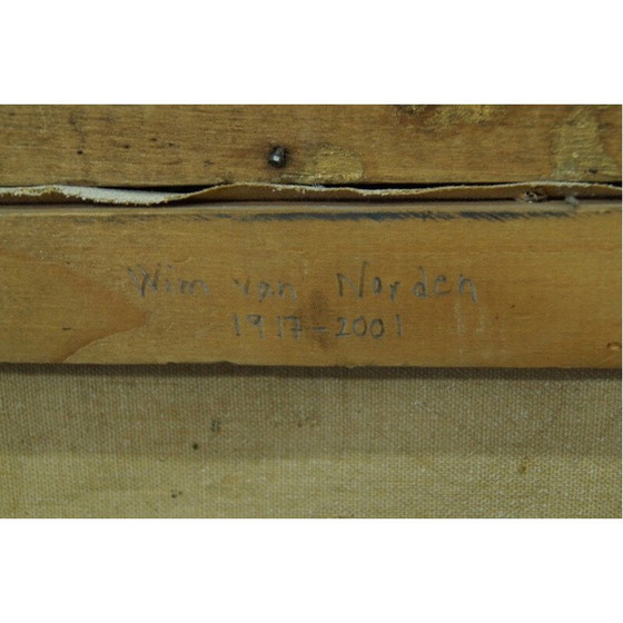 Image 1 of Oud olieverfschilderij door Wim van Norden, Nederland 1940