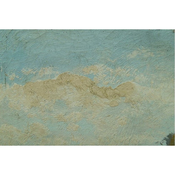 Image 1 of Oud olieverfschilderij door Wim van Norden, Nederland 1940