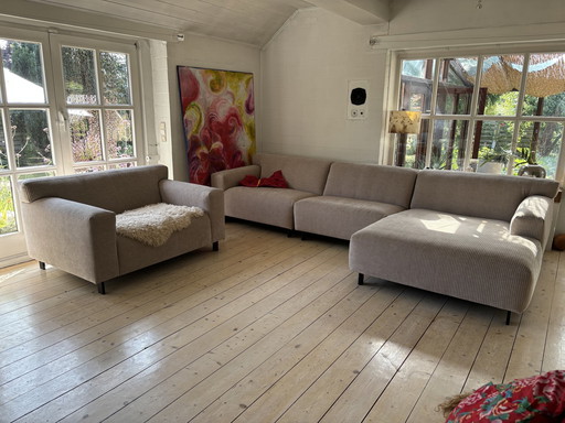 Kamer108 Elementsofa met longchair en fauteuil- nieuw