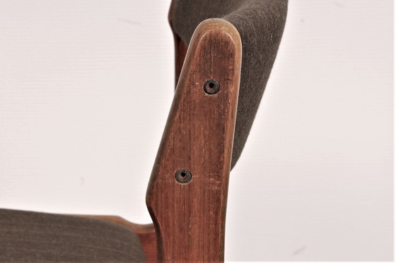 Image 1 of 4x Erik Buck teak stoelen voor O.D. Mobler