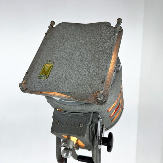 Image 1 of Vintage verstelbare metalen bioscooplamp van S. Marcucci Srl., Italië 1960