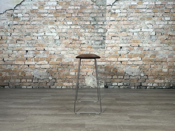 Image 1 of Cappellini Hi Pad Stool bruin- barkruk