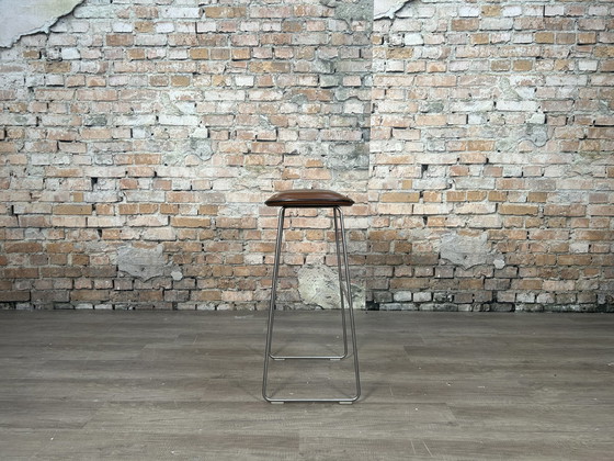 Image 1 of Cappellini Hi Pad Stool bruin- barkruk