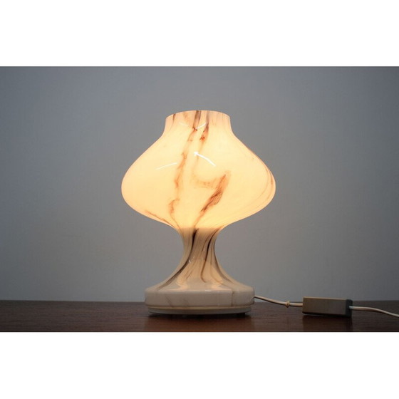 Image 1 of Vintage glazen lamp door Kamenický Šenov, Tsjecho-Slowakije 1970