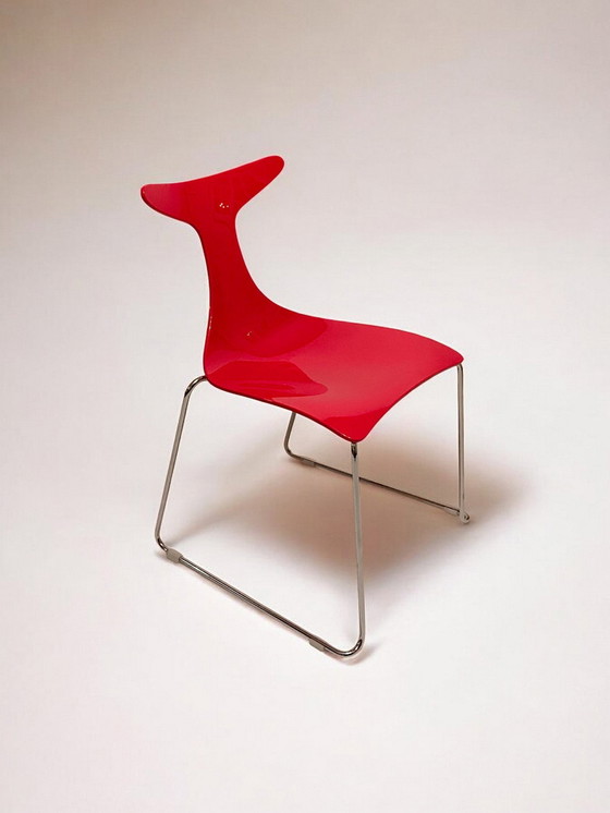 Image 1 of Gino Carollo - Suite van vier stoelen model "Delfy" - Italië - 1990S