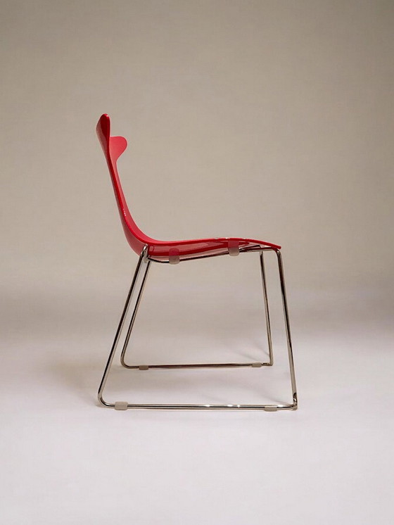 Image 1 of Gino Carollo - Suite van vier stoelen model "Delfy" - Italië - 1990S