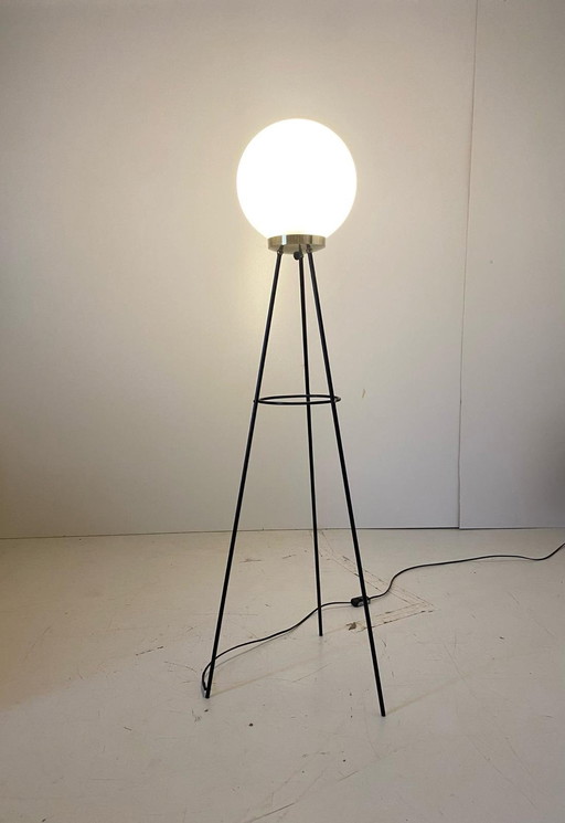 1X Midcentury Moderne Stilnovo Tripode Vloerlamp, Italië 1950S