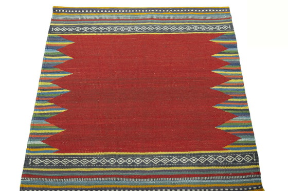 Image 1 of Handgeweven design kelim Fars - 91 X 85 cm