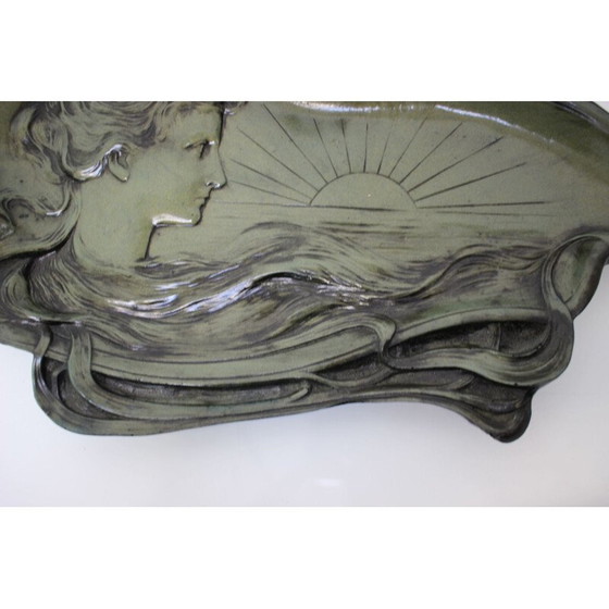 Image 1 of Vintage wandsculptuur van hars, Tsjecho-Slowakije 1950