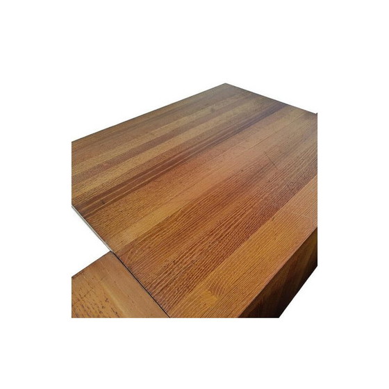 Image 1 of Houten salontafel uit de Mid Century Mod. 454 Il Castello van Mario Bellini voor Cassina, jaren 1970