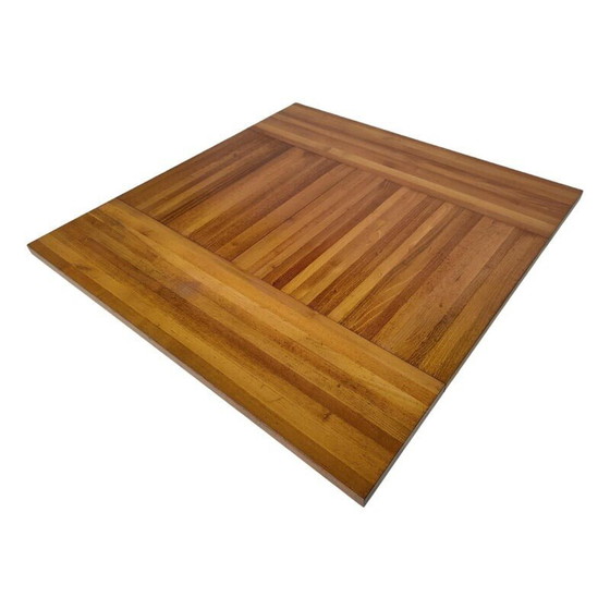 Image 1 of Houten salontafel uit de Mid Century Mod. 454 Il Castello van Mario Bellini voor Cassina, jaren 1970