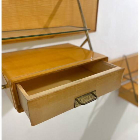 Image 1 of Paar mid-century nachtkastjes van Silvio Cavatorta, 1950