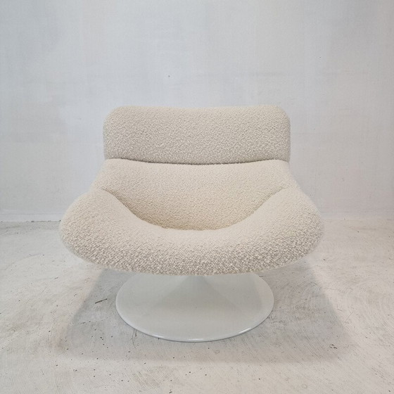 Image 1 of Vintage massief houten fauteuil F518 van Geoffrey Harcourt voor Artifort, 1970