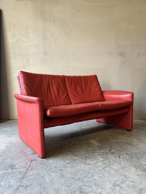 Leolux Antipode Zetel In Rood Leer 