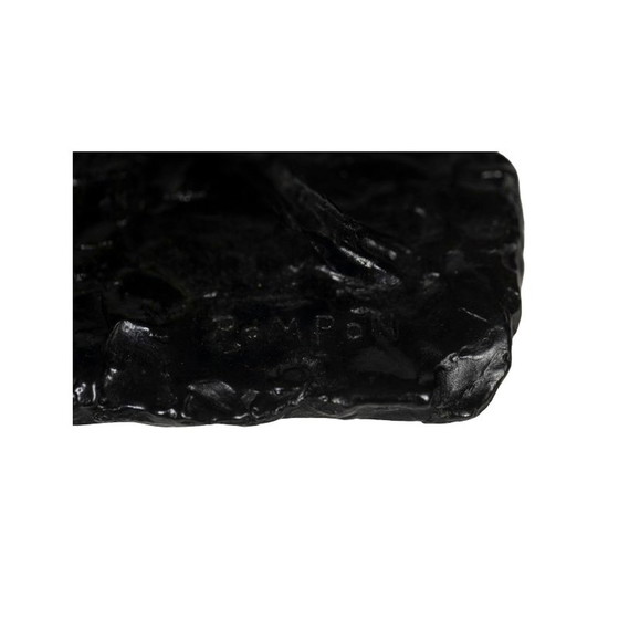 Image 1 of Vintage bronzen sculptuur "Deer Belling" van François Pompon voor Atelier Valsuani, 2006