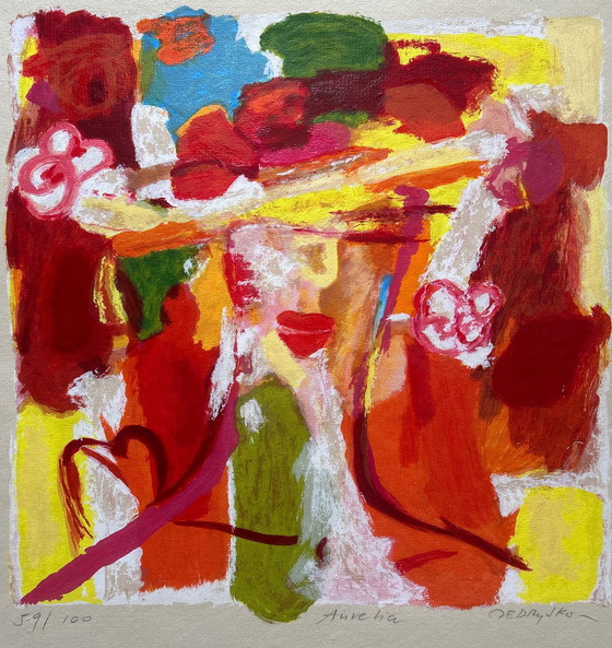 Image 1 of Zeefdruk Marta Jedrysko - Aurelia