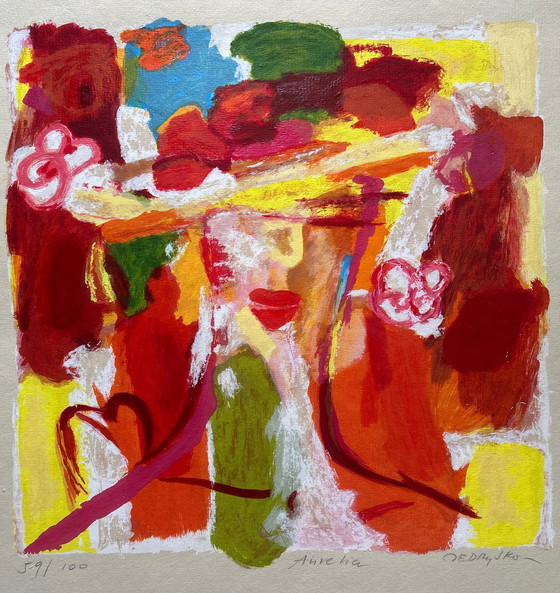 Image 1 of Zeefdruk Marta Jedrysko - Aurelia