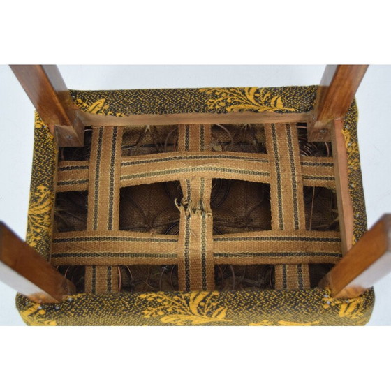 Image 1 of Mid Century Kruk of Tabouret Tsjecho-Slowakije 1950