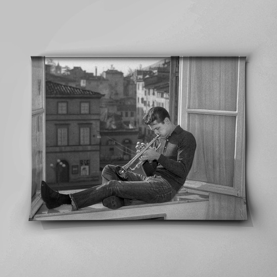 Image 1 of 1x fine art print Chet Baker in Lucca, 1961