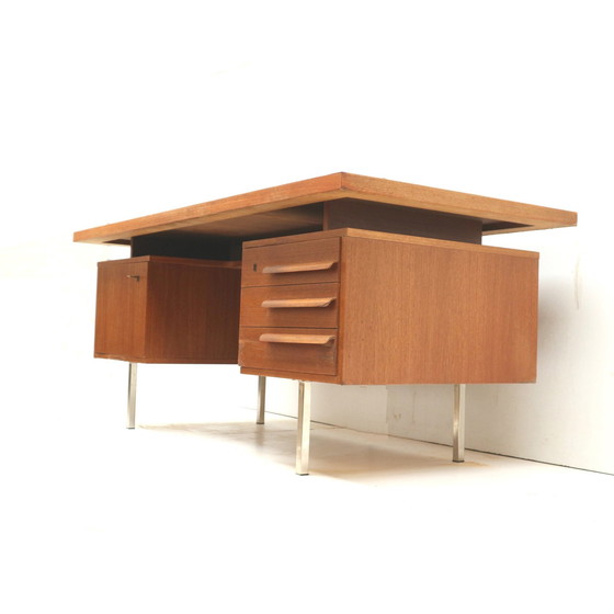 Image 1 of Groot Vintage Directiebureau / Bureau Gemaakt In De Jaren ’60