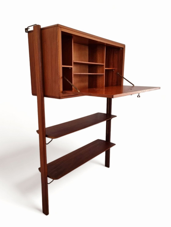 Image 1 of William Watting Voor Fristho Wall Unit Met Bureau Functie