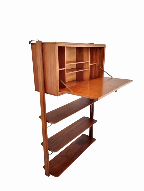 Image 1 of William Watting Voor Fristho Wall Unit Met Bureau Functie