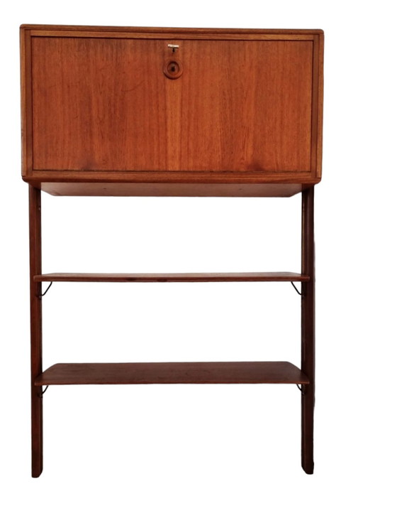 Image 1 of William Watting Voor Fristho Wall Unit Met Bureau Functie