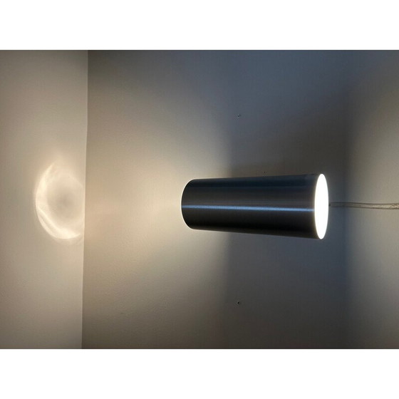 Image 1 of Vintage verstelbare wandlamp van geborsteld metaal voor Raak, 1970
