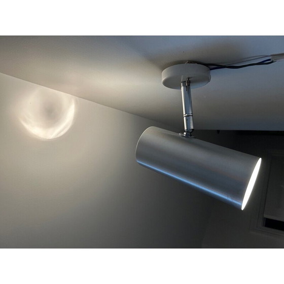 Image 1 of Vintage verstelbare wandlamp van geborsteld metaal voor Raak, 1970