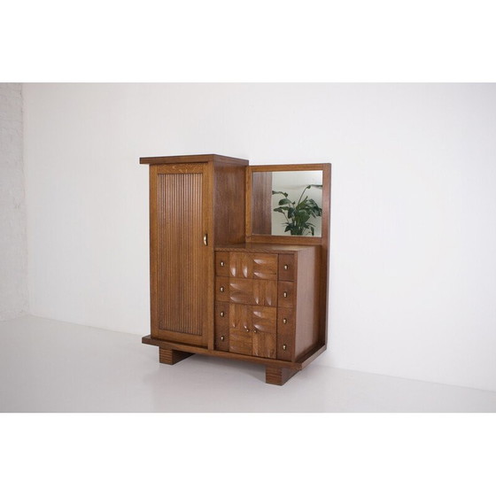 Image 1 of Vintage Art Deco eiken kast, 1930