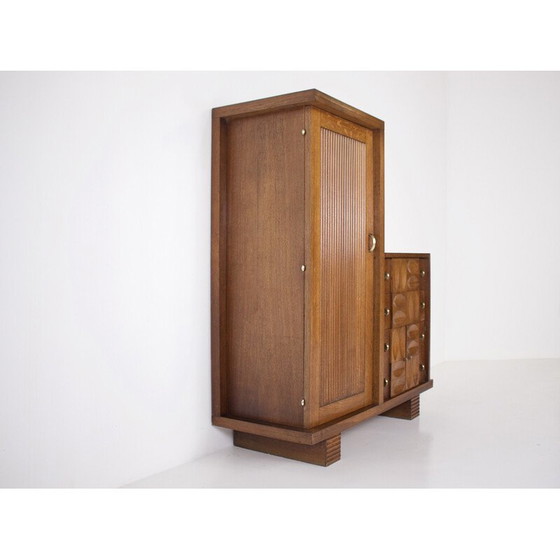 Image 1 of Vintage Art Deco eiken kast, 1930