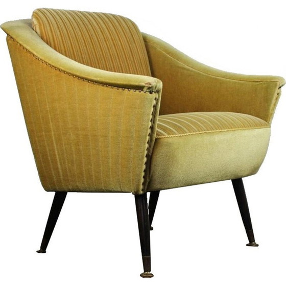Image 1 of Vintage Duitse groene fauteuil - 1950
