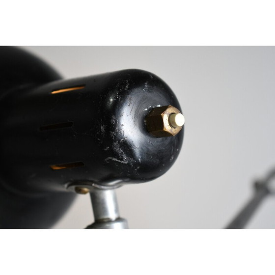 Image 1 of Vintage gelede architecten wandlamp van Rijo, Denemarken 1950