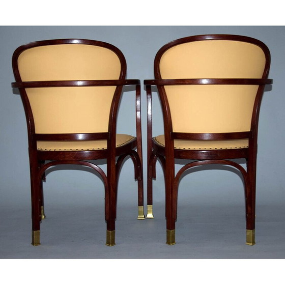 Image 1 of Vintage Kohn No.717 woonkamer set door Gustav Siegel