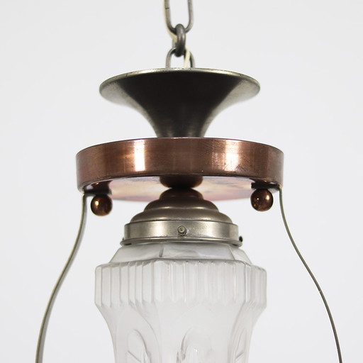 Art Deco Vintage Hanglamp Koper