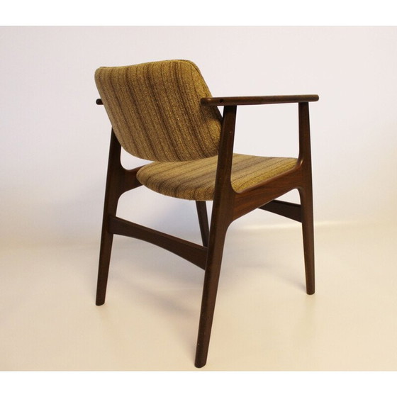 Image 1 of Set van 4 vintage teakhouten fauteuils van Erik Buch, 1960
