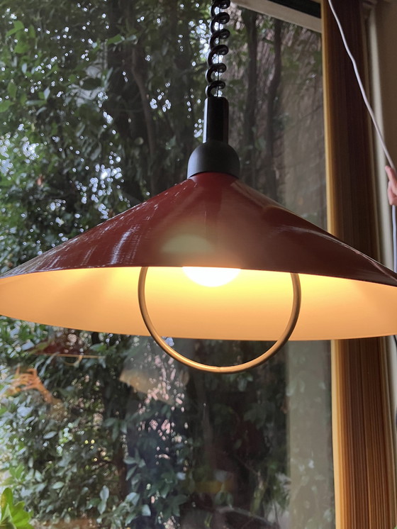 Image 1 of Retro Rode Hanglamp 