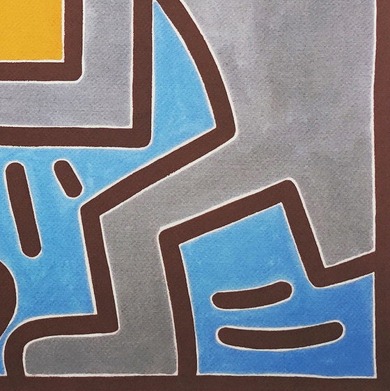 Image 1 of Vintage Keith Haring Limited Edition lithografie