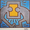 Vintage Keith Haring Limited Edition lithografie