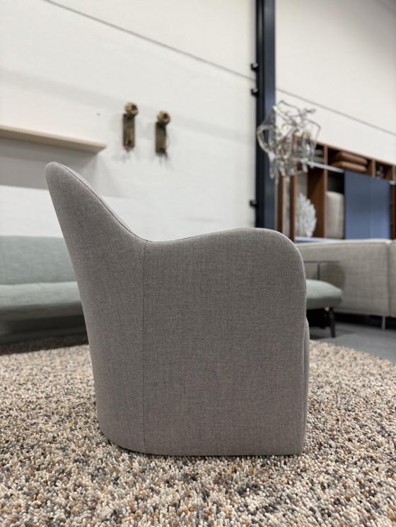 Image 1 of Gelderland 7901 Solid Chair Draai Fauteuil Grijs Re Wool