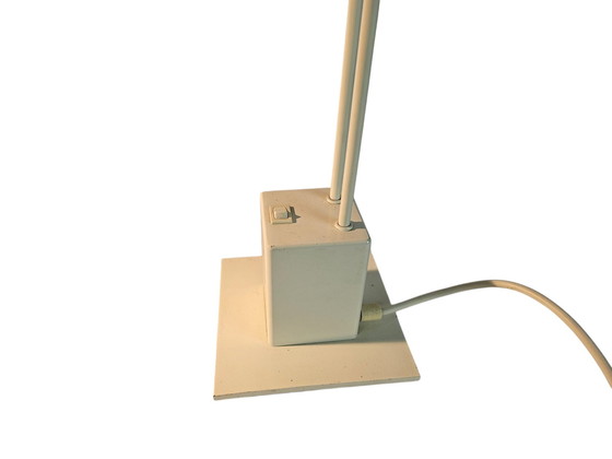 Image 1 of Hala Zeist - Bureaulamp - Telescoop Lamp - Wit - Verstelbaar - 80'S
