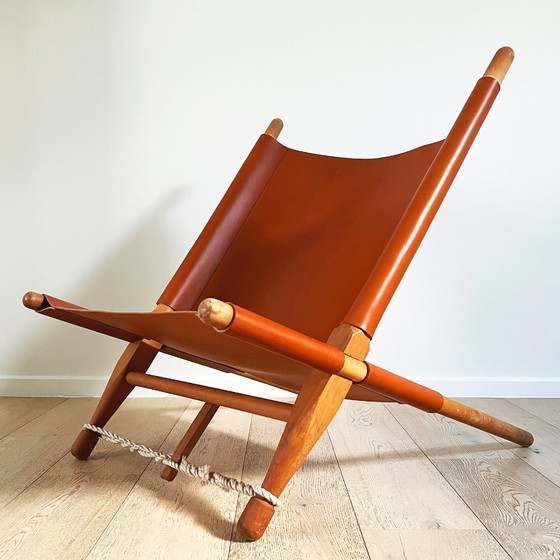 Image 1 of Ole Gjerlov-Knudsen Lounge Stoel Ogk Safari Chair