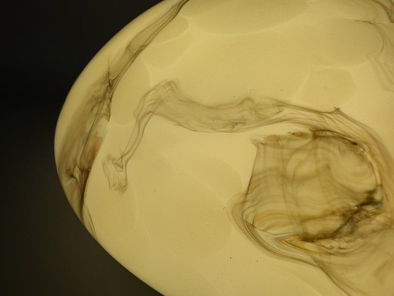 Image 1 of Art Deco Stijl Gemarmerde Plafonnière