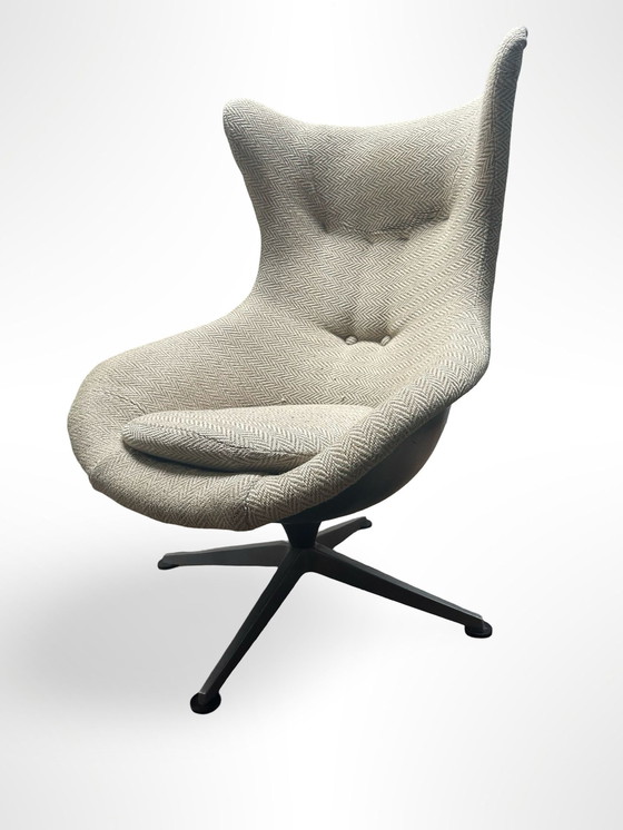 Image 1 of Zeldzame Lurashell Company draaifauteuil – Apollo – Space Age