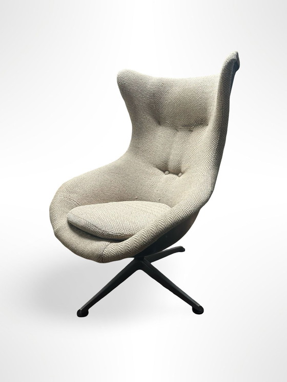 Image 1 of Zeldzame Lurashell Company draaifauteuil – Apollo – Space Age