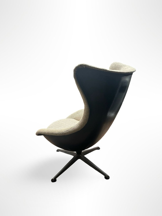 Image 1 of Zeldzame Lurashell Company draaifauteuil – Apollo – Space Age