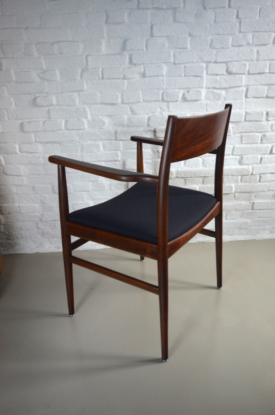 Image 1 of Design teakhouten fauteuil Mid Century