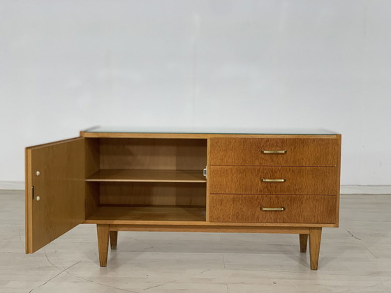 Image 1 of 60s lowboard ladekast hal kast dressoir vintage