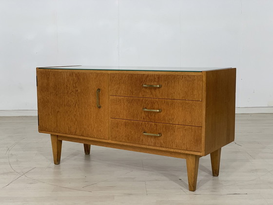 Image 1 of 60s lowboard ladekast hal kast dressoir vintage